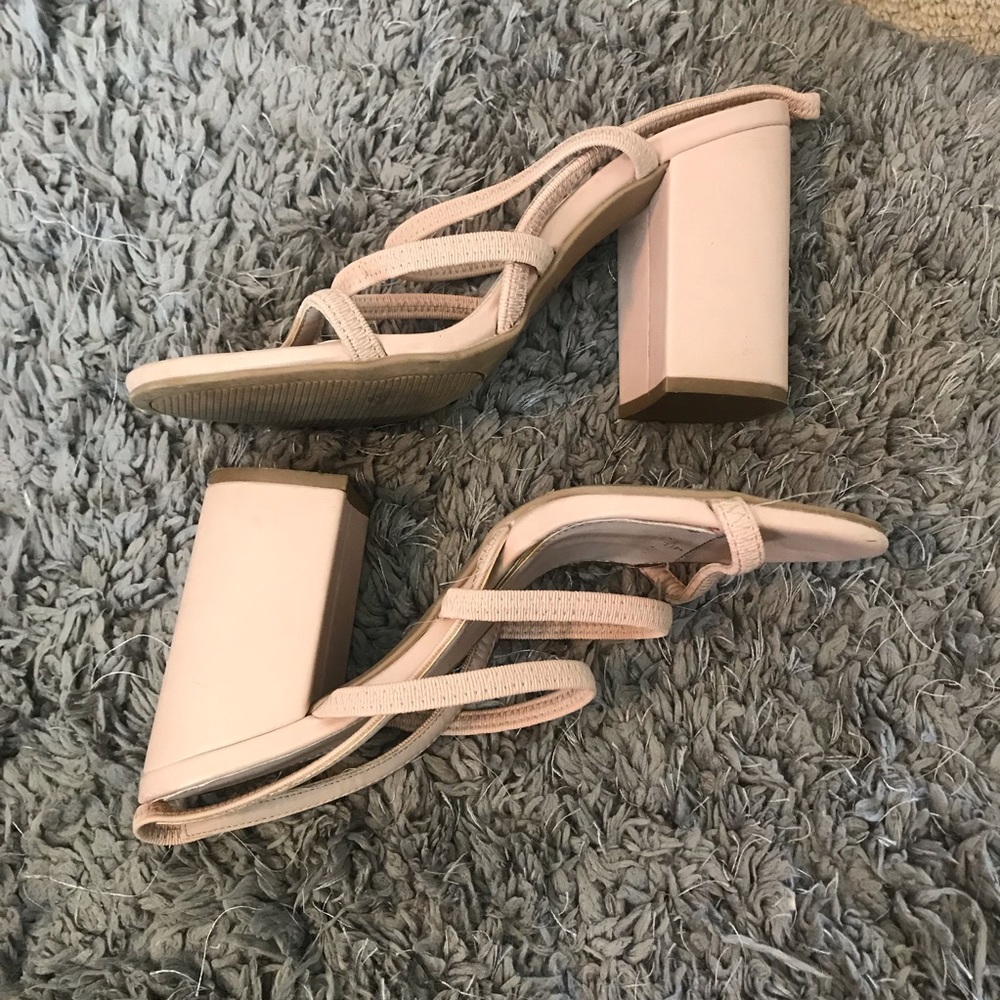 Qupid pink strap shoes size 8.5
